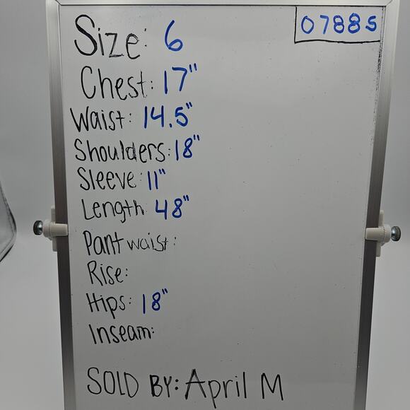 Fame & Partners Womans size 6 Everly Plaid and Black Career Midi Dress V-Neck - Picture 8 of 8